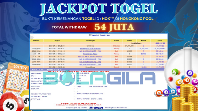 BOGIL JP TOGEL SIANG