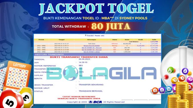 BG JP TOGEL PAGI