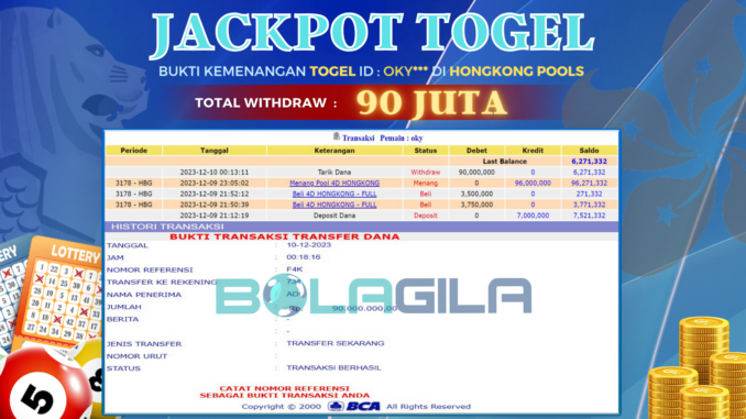 bukti jp bolagila #579 bukti jp bolagila #579