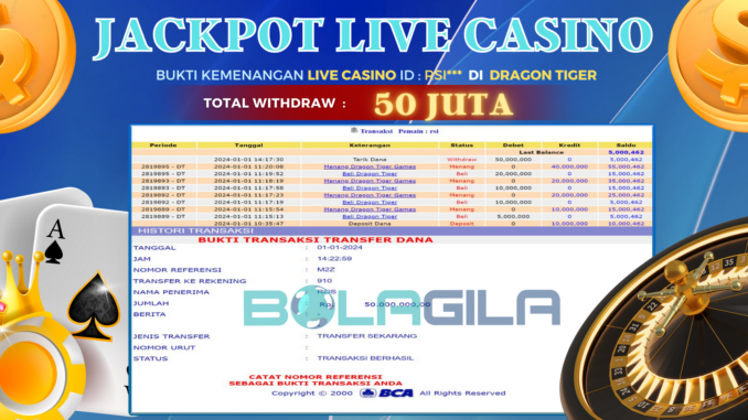 BUKTI JP BOLAGILA #591 BUKTI JP BOLAGILA #591